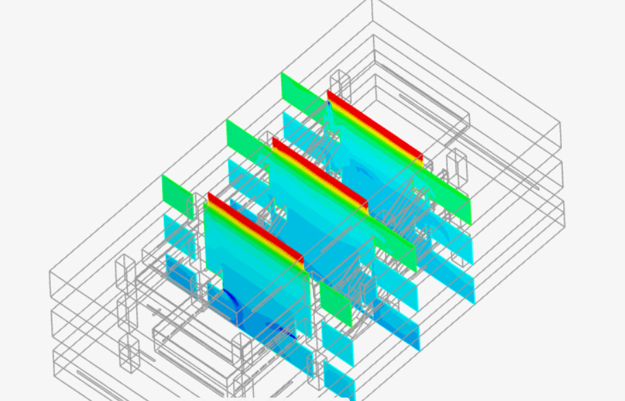 CFD simulation of indoor airflow and thermal comfort in Palace of Justice Kuwait Thermal comfort modelling for large atrium space in courthouse building Kuwait Indoor climate analysis for judicial complex using simulation Kuwait Airflow and temperature distribution analysis for courthouse building Kuwait Building environment simulation for thermal comfort optimization Kuwait